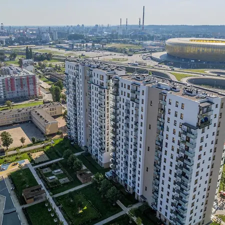 Nowa Letnica With Balcony&parking Arena By Renters Apartament *