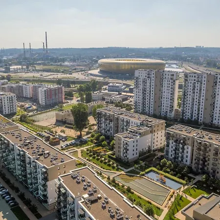 Nowa Letnica With Balcony&parking Arena By Renters *