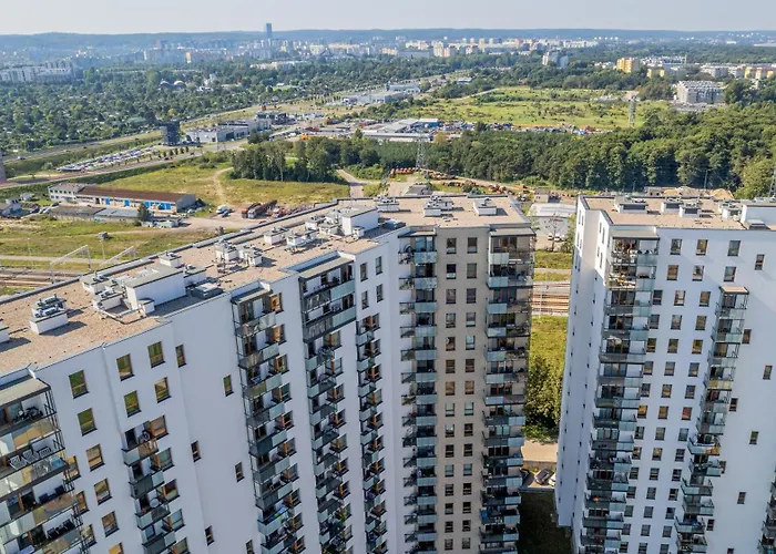 Апартаменты Nowa Letnica With Balcony & Parking Arena By Renters Гданьск