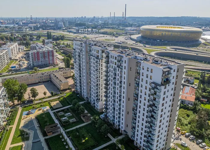 Nowa Letnica With Balcony&parking Arena By Renters Apartament *